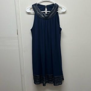 Dressbarn Navy Blue Dress - Size L